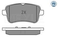 Колодки торм.зад.(WVA 25215 15 0mm) /PLATINUM PAD/