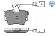 Колодки торм.зад.
