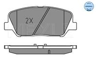 Колодки торм.пер. (WVA 24915 17 3 mm.)