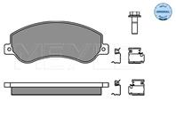 Колодки торм.пер. (WVA 24484 18 7 mm.)