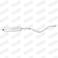 Глушитель системы выпуска  средний