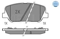 Колодки торм.пер. (WVA 24915 17 3 mm.)