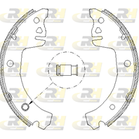 Барабанные тормозные колодки 419800 от фирмы ROAD HOUSE Барабанные тормозные колодки 419800 от фирмы ROAD HOUSE