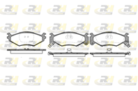 Колодки тормозные дисковые 248302 от фирмы ROAD HOUSE