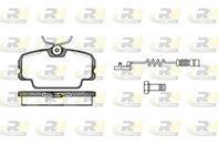 Колодки торм.диск. W201 без ABS