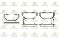 Колодки тормозные дисковые 222602 от производителя ROAD HOUSE