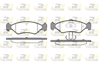 Колодки тормозные дисковые 228530 от производителя ROAD HOUSE