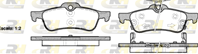 Колодки торм. Yaris 1.0 VVT-i  1.3 VVT-i  D-4D(06-
