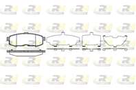 Колодки тормозные дисковые 2116000 от компании ROAD HOUSE