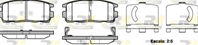 Колодки тормозные дисковые 2126012 от фирмы ROAD HOUSE