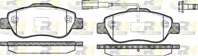 Колодки торм. FIAT 500 1.3 D Multijet  1.4i(07-)