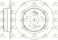 Диск торм. зад.[278x9] 5 отв.