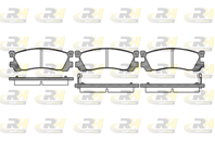 Колодки тормозные дисковые 239912 от фирмы ROAD HOUSE