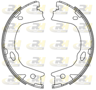 Колодки торм.бараб. HYUNDAI GRANDEUR (TG) (04/05-)