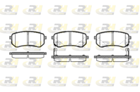 Колодки тормозные дисковые 2113502 от производителя ROAD HOUSE