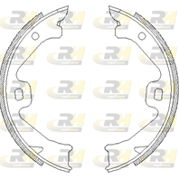 Колодки торм. стоян торм. Rover 75