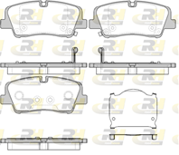 Колодки торм.задн. HYUNDAI H350 bus (04/15-)
