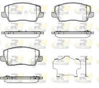 Колодки торм.пер.