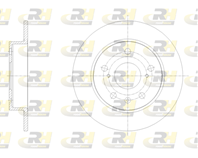 Диск торм.задн. SUZUKI SX4 S-Cross (08/13-)