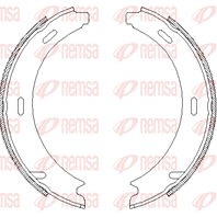 Колодки барабанного ручника 409301 от производителя REMSA