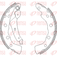 4059.00_=K6733-01 !колодки барабанные Mitsubishi Space Star 1.3i-1.9Di без ABS 98&gt