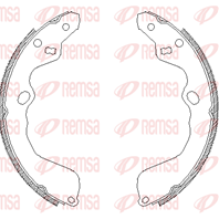 Колодка тормозная к-т kia carens ii (fj)