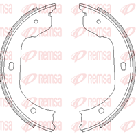 Колодки барабанного ручника 474000 от компании REMSA
