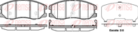 1261 12_[96626070] !колодки дисковые п.\ Opel Antara, Chevrolet Captiva 2.0/2.0CDTi/2.4/3.2 06&gt