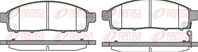 1242 01_=D6128M-01=223033 SBS [4605A198] !колодки дисковые п.\ Mitsubishi L200 2.5 06&gt