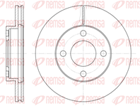 6185.10_диск тормозной передний! Audi 80/90/100 1
