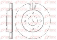 6394.11_диск тормозной передний!\ Mitsubishi, Volvo V40 1.8-2.4D 87&gt