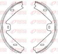Колодки барабанного ручника 475400 от фирмы REMSA