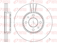 6227.10 диск тормозной передний! renault laguna/megane/safrane all 90&gt