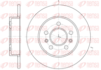 6239.02_диск тормозной задний! Renault Laguna 1.8