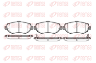 456 02_=FDB1564=D2126M-01=Y02-2126M !колодки дисковые п.\ Lexus IS 200/300 2.0/3.0 99&gt