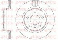 6722.10 диск тормозной задний!bmw e46 2.5/2.8/2.0d m43/m47/m52 98&gt