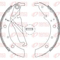 Барабанные тормозные колодки 417300 от фирмы REMSA