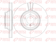 Диск торм. пер. вент.[374x36] 5 отв