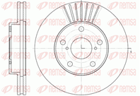6640.10_диск тормозной передний!\ Toyota RAV 4 all 00&gt