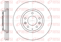 61236.10_диск тормозной передний! Mazda CX7 2.3/2