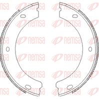 Колодки барабанного ручника 465200 от производителя REMSA