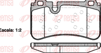 1280 00_[A0044208520] !колодки дисковые з. MB C219 AMG M156.983 6.2 06&gt