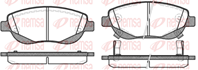 1448 02_=GDB3511 [0446505260] !колодки дисковые п. Toyota Avensis/Verso 2.2D 09&gt