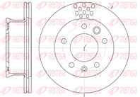 6461.10_диск торм. пер. !\ MB Sprinter,VW LT 2.3D-2.9D 95&gt