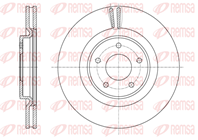 61622.10_диск тормозной передний! Nissan X-Trail 1.6i/DCi 13&gt