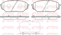1322 12_[581013JA50] !колодки дисковые п.\ Hyundai IX55 3.0CRDi 08&gt