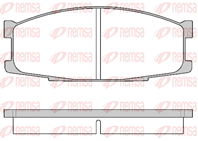 Колодки торм.пер.