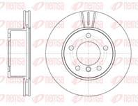 6651.10 диск тормозной передний!BMW E87 1.6/1.8/1.8D M47/N42/N45 04&gt