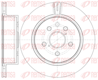 61255.10_диск тормозной задний!\ Lexus GS 3.0/4.3/4.6 05&gt