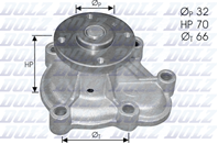 O-130_помпа! Opel Astra/Corsa/Vectra 1.5D/TD/1.7D